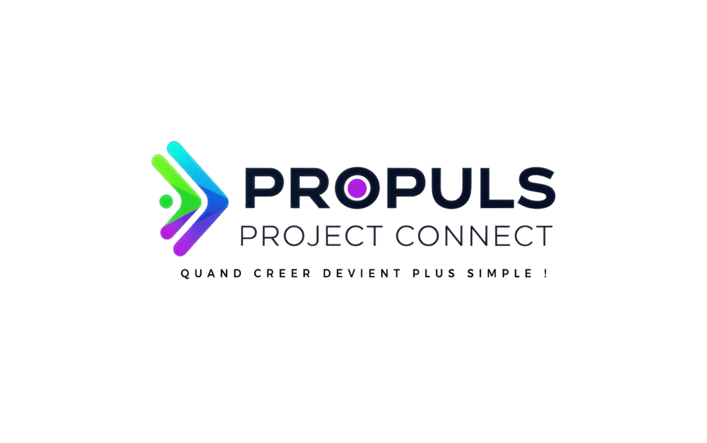 Logo Propuls Project Connect - Agence de Design Graphique pour entrepreneurs