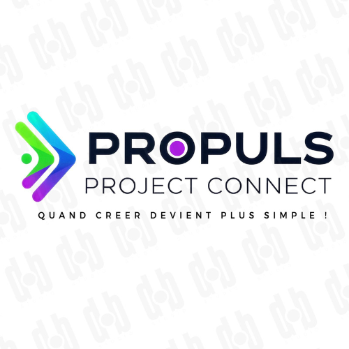 Logo Propuls Project Connect - Agence de Design Graphique pour entrepreneurs