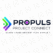 Logo Propuls Project Connect - Agence de Design Graphique pour entrepreneurs